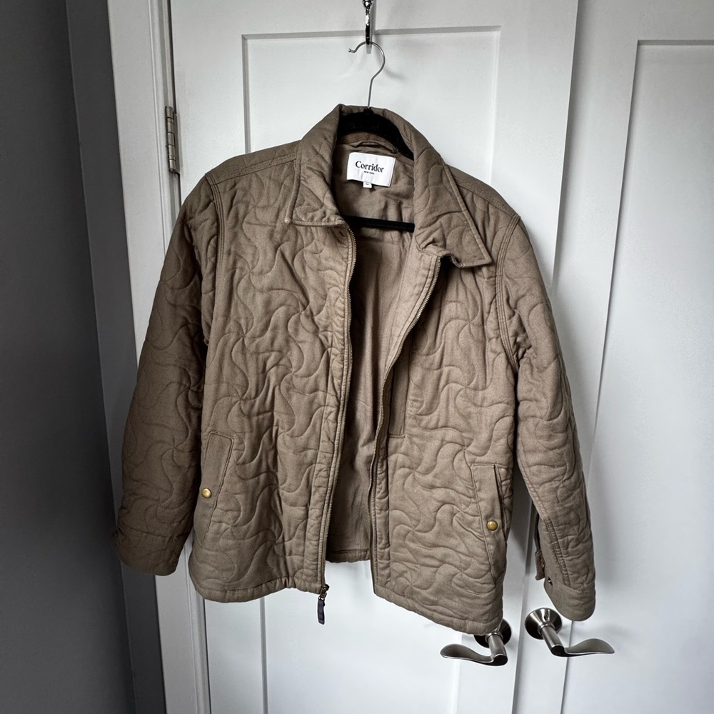 Corridor Quilted Brown Jacket